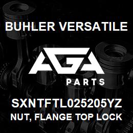 SXNTFTL025205YZ Buhler Versatile NUT, FLANGE TOP LOCK - 1/4"-20 GR5 YZ | AGA Parts