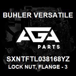 SXNTFTL038168YZ Buhler Versatile LOCK NUT, FLANGE - 3/8"-16UNC GR-8 YZ | AGA Parts