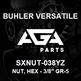 SXNUT-038YZ Buhler Versatile NUT, HEX - 3/8" GR-5 | AGA Parts