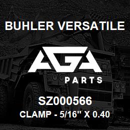 SZ000566 Buhler Versatile CLAMP - 5/16" X 0.406" HOLE (VINYL DIPPED) | AGA Parts