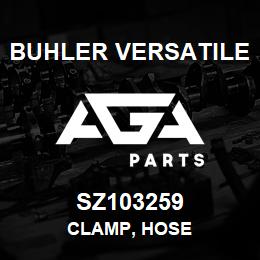 SZ103259 Buhler Versatile CLAMP, HOSE | AGA Parts