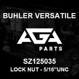 SZ125035 Buhler Versatile LOCK NUT - 5/16"UNC (NYLOCK) | AGA Parts