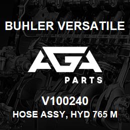 V100240 Buhler Versatile HOSE ASSY, HYD 765 MM. LG | AGA Parts