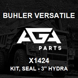 X1424 Buhler Versatile KIT, SEAL - 3" HYDRAULIC BUCKET CYLINDER W/1.75" ROD | AGA Parts