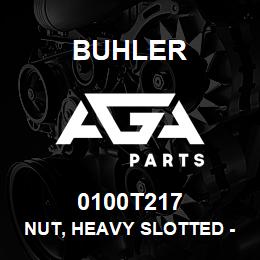 0100T217 Buhler Nut, Heavy Slotted - 1-1/4-12 Gr-5 | AGA Parts
