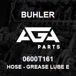 0600T161 Buhler HOSE - GREASE LUBE EXTENSION, 3/16in 100R1a | AGA Parts