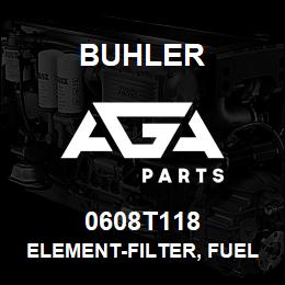 0608T118 Buhler ELEMENT-FILTER, FUEL L4WD | AGA Parts