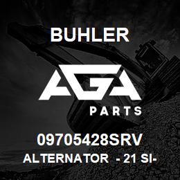 09705428SRV Buhler Alternator - 21 Si-145 Amps L4WD | AGA Parts