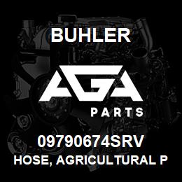 09790674SRV Buhler Hose, Agricultural Pressure - 3/4 x 1100mm | AGA Parts