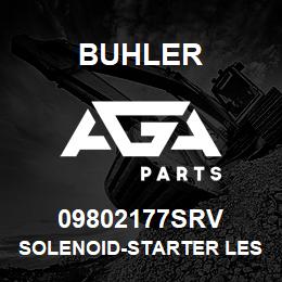 09802177SRV Buhler SOLENOID-STARTER LESS COIL L4WD | AGA Parts