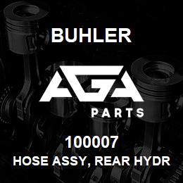 100007 Buhler HOSE ASSY, REAR HYDRAULICS - Id- 1/2 Lgth- 1350mm (L4WD) | AGA Parts