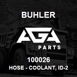100026 Buhler HOSE - COOLANT, ID-2.25in RADIATOR | AGA Parts
