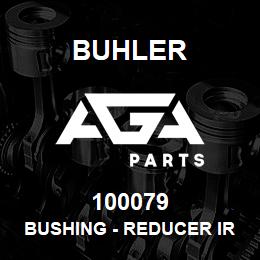 100079 Buhler BUSHING - REDUCER Iron / Pipe, 3/4 x 1/2 Nptf | AGA Parts