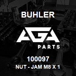 100097 Buhler Nut - Jam M8 x 1 | AGA Parts