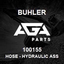 100155 Buhler HOSE - HYDRAULIC ASSY, 0.75 x 815 100R9 | AGA Parts