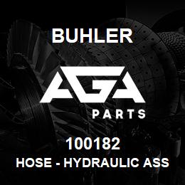 100182 Buhler HOSE - HYDRAULIC Assy, 0.75in x 1620mm 100R17 | AGA Parts