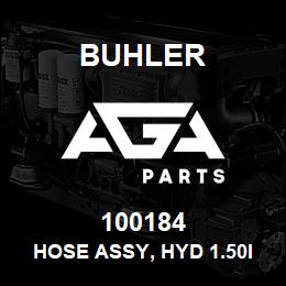 100184 Buhler HOSE ASSY, HYD 1.50in ID / 100R4 | AGA Parts