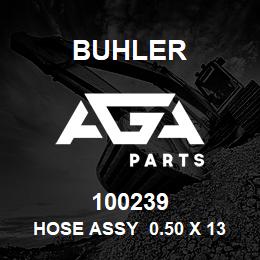 100239 Buhler HOSE ASSY 0.50 X 1320 100R1HT | AGA Parts