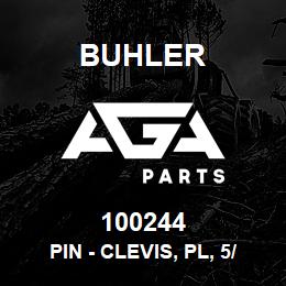 100244 Buhler Pin - Clevis, PL, 5/16 x 2.0 | AGA Parts