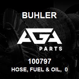 100797 Buhler HOSE, FUEL & OIL, 0.312 x 2400, SAE 30R8 | AGA Parts