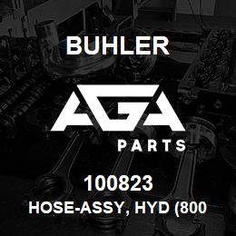 100823 Buhler HOSE-ASSY, HYD (800 Series)- 0.75 x 4500mm SAE 100R9 | AGA Parts