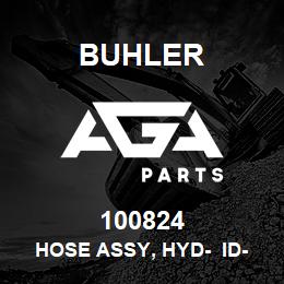 100824 Buhler HOSE ASSY, HYD- Id- 1.50in x 750mm | AGA Parts