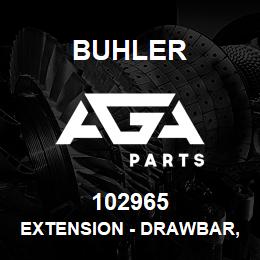 102965 Buhler EXTENSION - DRAWBAR, Machined Casting L4WD | AGA Parts