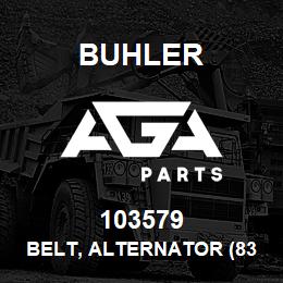 103579 Buhler Belt, Alternator (836, 846, 856 & 876) - Use 86033498 | AGA Parts