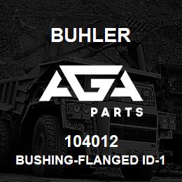 104012 Buhler BUSHING-FLANGED ID-12.0mm OD-14.1mm, SEAT ASSY | AGA Parts