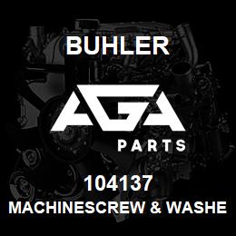104137 Buhler Machinescrew & Washer/ Neoprene Bond M10 x 25mm | AGA Parts