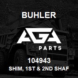 104943 Buhler SHIM, 1st & 2nd SHAFT- Od- 93.0mm Id- 82.0mm Thk- 0.05mm (L4WD) | AGA Parts