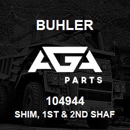 104944 Buhler SHIM, 1st & 2nd SHAFT- Od- 93.0mm Id- 82.0mm Thk- .08mm (L4WD) | AGA Parts