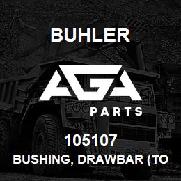 105107 Buhler BUSHING, DRAWBAR (TOP)- Od- 62.0mm Id- 52.0mm Lgth- 40.0mm | AGA Parts