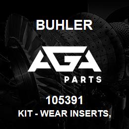 105391 Buhler KIT - WEAR INSERTS, CLUTCH COVER Assy 1150 / 1156 | AGA Parts