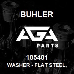 105401 Buhler Washer - Flat Steel, Yoke Retainer | AGA Parts