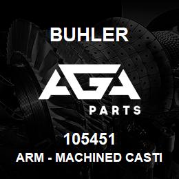 105451 Buhler ARM - Machined Casting, CLUTCH ACTUATION CONTROL | AGA Parts