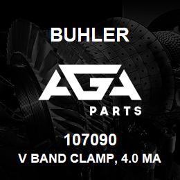107090 Buhler V Band Clamp, 4.0 Marmon | AGA Parts