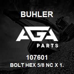 107601 Buhler Bolt Hex 5/8 NC x 1.75 Gr8 Thlk | AGA Parts