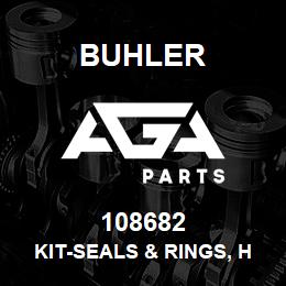 108682 Buhler KIT-SEALS & RINGS, HYDRAULIC PISTON PUMP ASSY | AGA Parts
