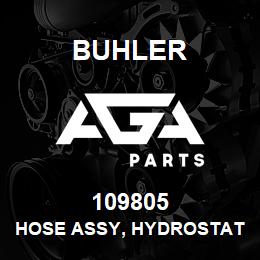 109805 Buhler HOSE ASSY, HYDROSTATIC DRIVE, BIDI | AGA Parts