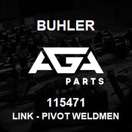 115471 Buhler Link - Pivot Weldment 43.18 cm (17.0), Bucket Cylinder To Arm | AGA Parts