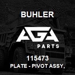 115473 Buhler Plate - Pivot Assy, Leveling Tube to Bucket Cylinder | AGA Parts