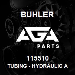 115510 Buhler Tubing - Hydraulic Assy, Bucket Cylinder, Top/Dump | AGA Parts