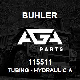 115511 Buhler Tubing - Hydraulic Assy, Bucket Cylinder, Bottom/Rollback | AGA Parts
