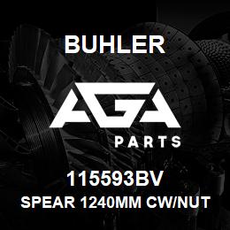 115593BV Buhler SPEAR 1240MM CW/NUT 241162 - Bale Handling | AGA Parts