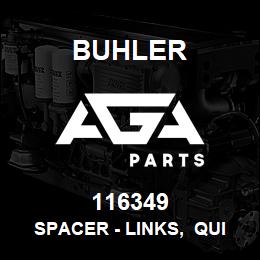 116349 Buhler SPACER - LINKS, QUICK ATTACH ASSY, Od-2.0in Lth-3.0in | AGA Parts