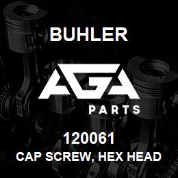 120061 Buhler Cap Screw, Hex Head - M8 x 60mm Cl-8.8 Pl | AGA Parts