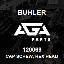 120069 Buhler Cap Screw, Hex Head - M10 x 1.5 x 50 Cl-8.8 Pl | AGA Parts