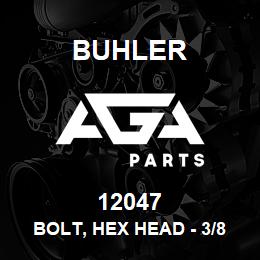 12047 Buhler Bolt, Hex Head - 3/8 x 4 Gr-5 Pl | AGA Parts