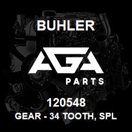 120548 Buhler GEAR - 34 TOOTH, SPLITTER BOX BIDI | AGA Parts